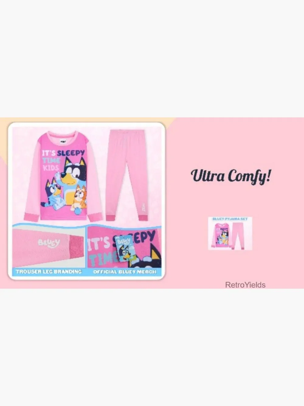 Girls Toddler Long Sleeve Pajama Set 2pc Comfy Nightwear